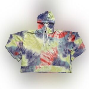 Nike Women’s Tie Dye Cropped Hoodie Multicolor Size:M